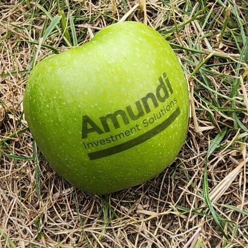 Apfel mit Amundi Label