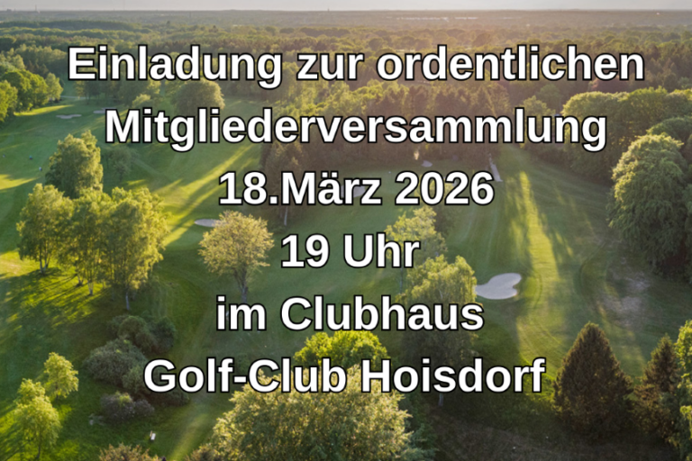 Einladung für Mitgliederversammlung 2026