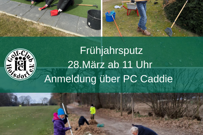 Frühjahrsputz im GC Hoisdorf
