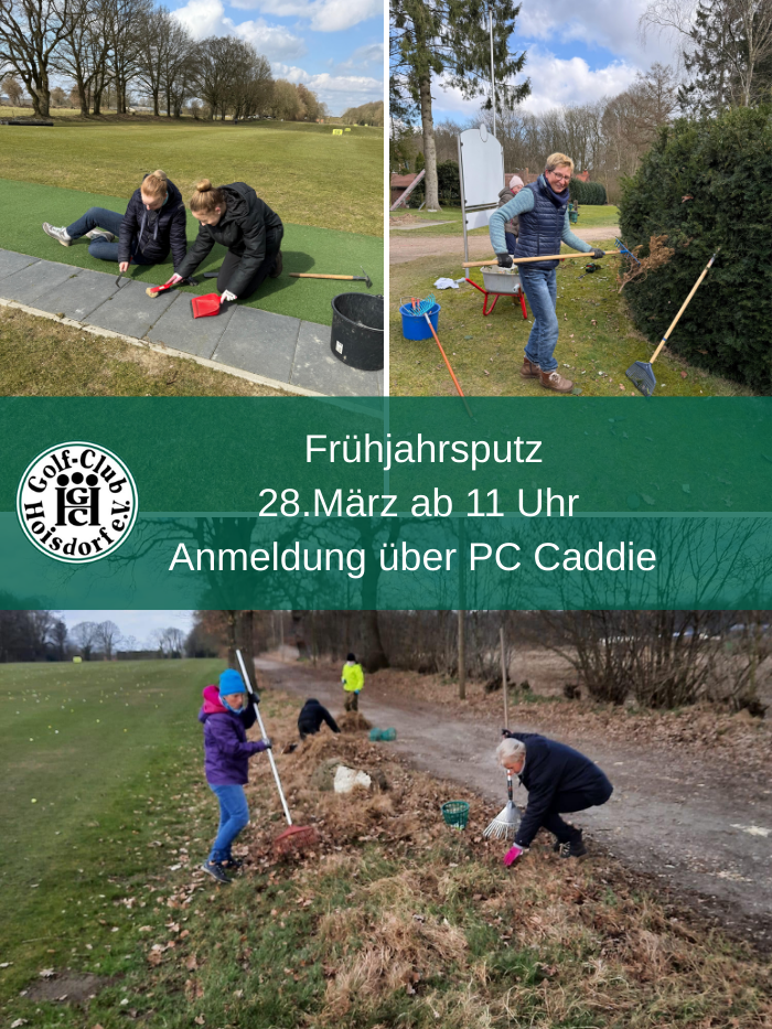 Frühjahrsputz im GC Hoisdorf