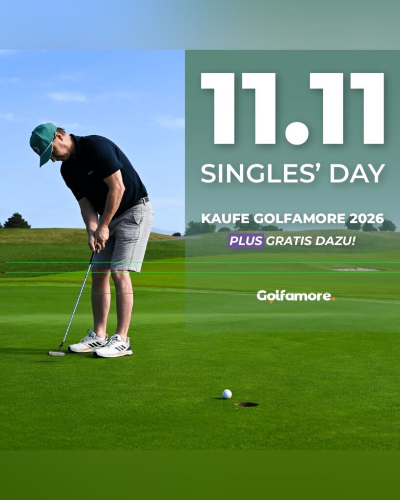 Golfamore 2026 kaufen und Plus uppgrade erhalten. Aktion Läuft bis 12.11.2025 - schnell sein lohnt sich.