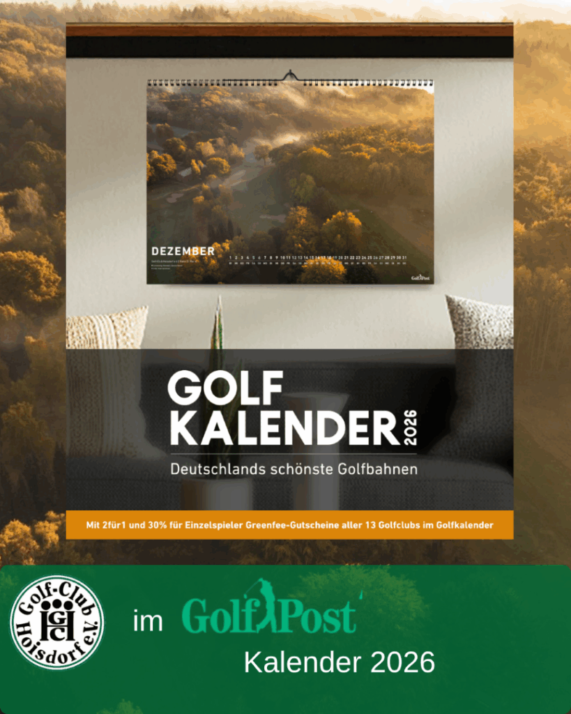 GolfPost Kalender 2026 GC Hoisdorf Dezember