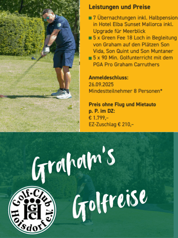 Grahams Golfreise Mallorca