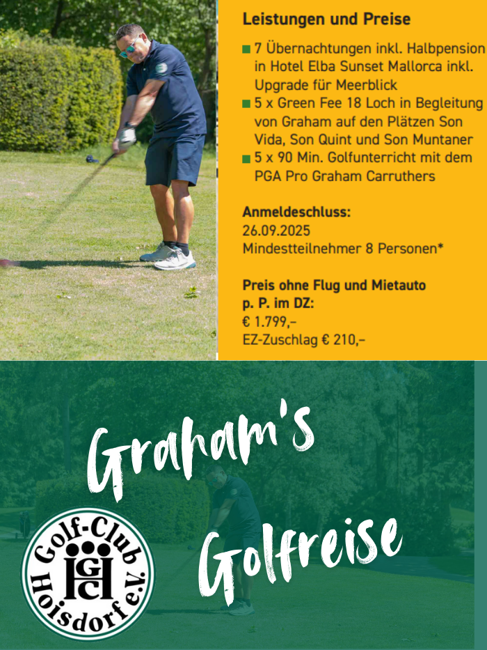 Grahams Golfreise Mallorca