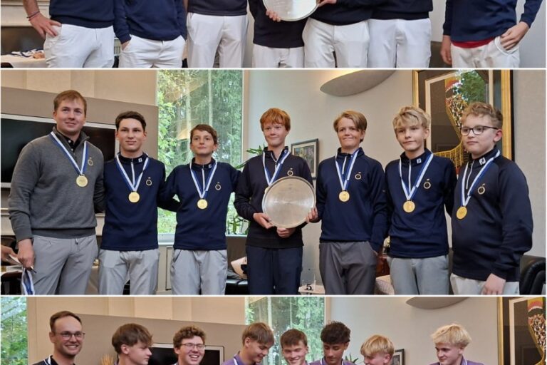 Gruppenbild der Sieger HMM Jungen 2025 im GC Hoisdorf