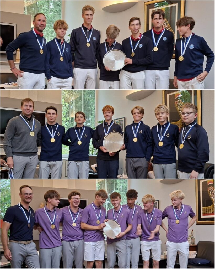 Gruppenbild der Sieger HMM Jungen 2025 im GC Hoisdorf