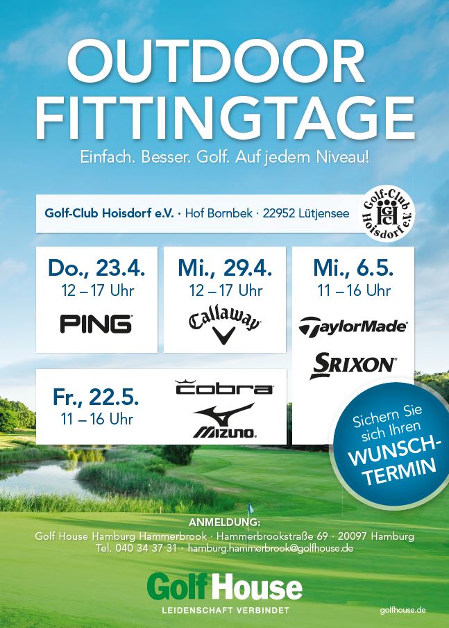 Termine für GolfHouse Fitting
