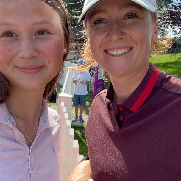 Mila Tange GC Hoisdorf Selfie Mit Spielerin In Winsen LET Tour