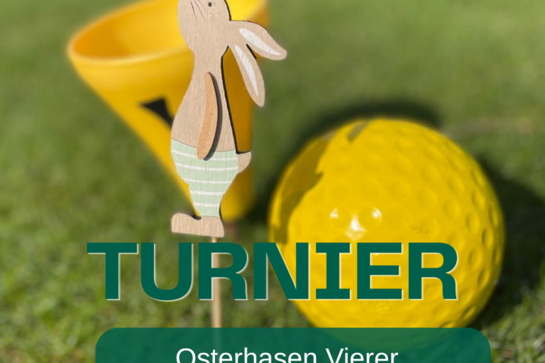 Osterhasen Vierer im GC Hoisdorf