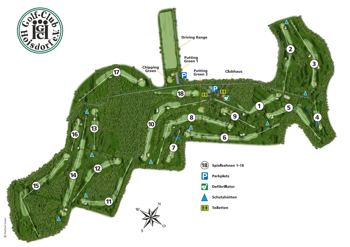 Platzübersicht GC Hoisdorf