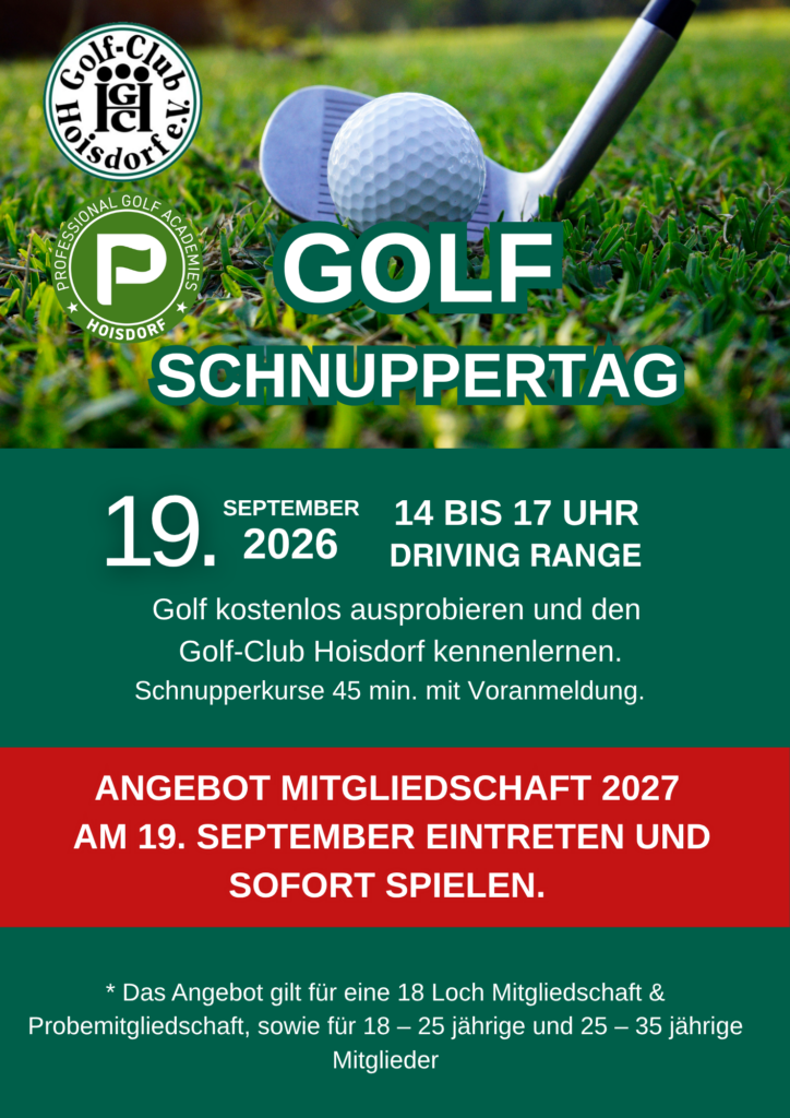 Schnuppertag im GC Hoisdorf