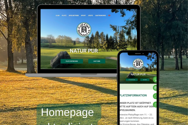 Homepage aktualisiert