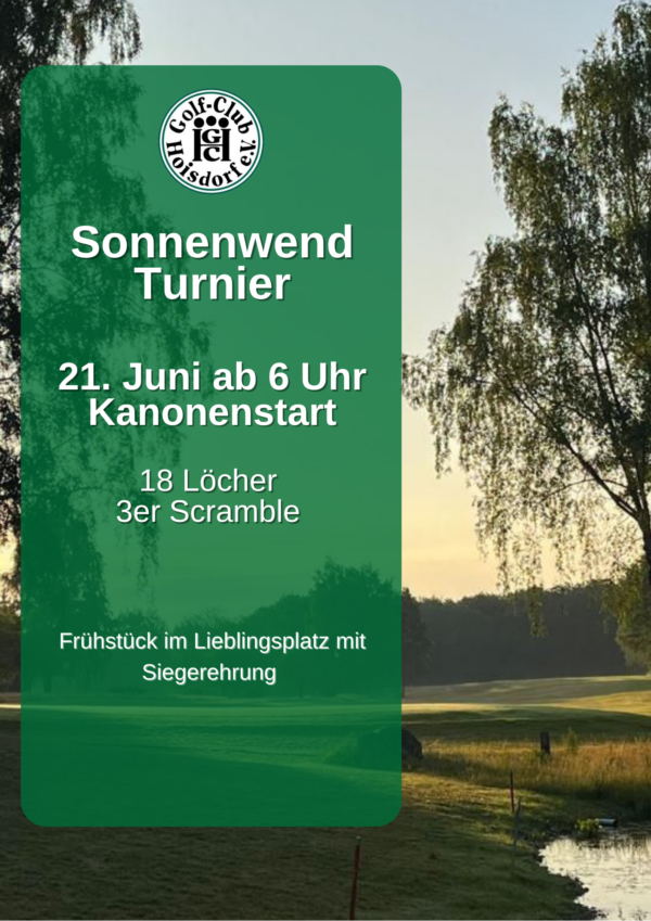 Sonnenwendturnier im GC Hoisdorf