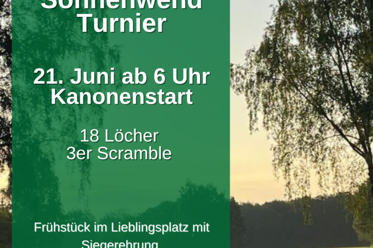 Sonnenwendturnier im GC Hoisdorf