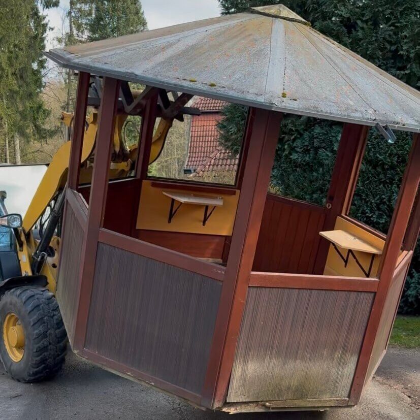 Abriss Starterhaus GC Hoisdorf